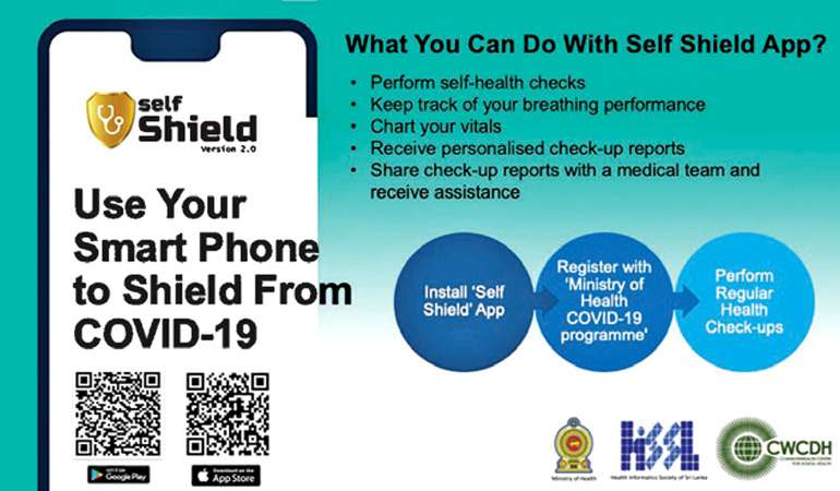 Ministry of Health Sri Lanka introduces “Self Shield” App